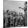 1945: Emil Kimmich Former German Army Captain and Singing Choir of Teen Prisoners, Attichy, France-Ralph Morse-Mounted Photographic Print