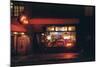 1945: Harry's Bar' Lit Up at Night, 52nd Street, Midtown Area, New York, Ny-Andreas Feininger-Mounted Photographic Print