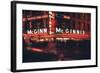 1945: Mcginnis Tango Palace Above the Roast Beef King Deli, 48th and Broadway, New York, NY-Andreas Feininger-Framed Photographic Print