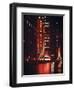 1945: Radio City Music Hall Lit Up at Night, New York, Ny-Andreas Feininger-Framed Photographic Print