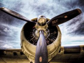 1945: Single Engine Plane-Stephen Arens-Stretched Canvas