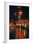 1945: Street Scene Outside of Hotels on East 43rd Street by Times Square, New York, Ny-Andreas Feininger-Framed Photographic Print