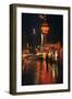 1945: Street Scene Outside of Hotels on East 43rd Street by Times Square, New York, Ny-Andreas Feininger-Framed Photographic Print