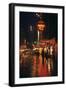 1945: Street Scene Outside of Hotels on East 43rd Street by Times Square, New York, Ny-Andreas Feininger-Framed Photographic Print