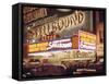 1945: the Astor Theater Marquee Advertising Alfred Hitchcock's Movie 'Spellbound', New York, Ny-Andreas Feininger-Framed Stretched Canvas