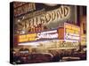 1945: the Astor Theater Marquee Advertising Alfred Hitchcock's Movie 'Spellbound', New York, Ny-Andreas Feininger-Stretched Canvas