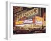 1945: the Astor Theater Marquee Advertising Alfred Hitchcock's Movie 'Spellbound', New York, Ny-Andreas Feininger-Framed Photographic Print