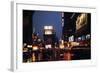 1945: Times Square at Night after Rain, New York, NY-Andreas Feininger-Framed Photographic Print