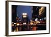 1945: Times Square at Night after Rain, New York, NY-Andreas Feininger-Framed Photographic Print