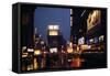 1945: Times Square at Night after Rain, New York, NY-Andreas Feininger-Framed Stretched Canvas