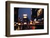 1945: Times Square at Night after Rain, New York, NY-Andreas Feininger-Framed Photographic Print