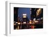 1945: Times Square at Night after Rain, New York, NY-Andreas Feininger-Framed Photographic Print