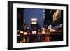 1945: Times Square at Night after Rain, New York, NY-Andreas Feininger-Framed Photographic Print