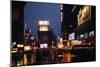 1945: Times Square at Night after Rain, New York, NY-Andreas Feininger-Mounted Photographic Print