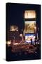 1945: Times Square at Night with Traffic and Lit Billboards, New York, Ny-Andreas Feininger-Stretched Canvas