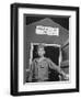 1945: Us Army Pfc Francis Tourtillot at Continental Central Pow Enclosure 15, Attichy, France-Ralph Morse-Framed Photographic Print