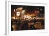 1945: Vaudeville Loew's State Theatre at 1540 Broadway at Night, New York, Ny-Andreas Feininger-Framed Photographic Print