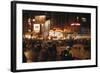 1945: Vaudeville Loew's State Theatre at 1540 Broadway at Night, New York, Ny-Andreas Feininger-Framed Photographic Print