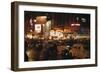 1945: Vaudeville Loew's State Theatre at 1540 Broadway at Night, New York, Ny-Andreas Feininger-Framed Photographic Print