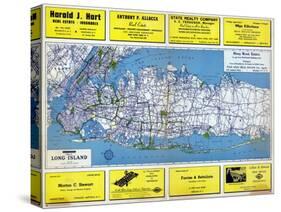 1946, Long Island Plate 1, New York, United States-null-Stretched Canvas