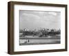 1946 Skyline of Philadelphia, from Steps of the Art Museum Looking Down Parkway to City Hall-null-Framed Photographic Print