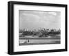 1946 Skyline of Philadelphia, from Steps of the Art Museum Looking Down Parkway to City Hall-null-Framed Photographic Print