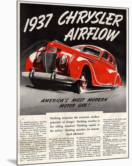 1947 Chrysler Airflow-null-Mounted Premium Giclee Print