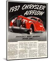 1947 Chrysler Airflow-null-Mounted Art Print