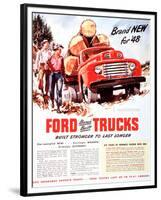 1948 Ford Truck-Built Stronger-null-Framed Premium Giclee Print