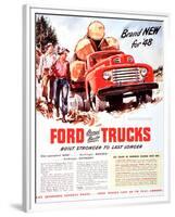 1948 Ford Truck-Built Stronger-null-Framed Premium Giclee Print