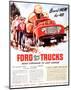 1948 Ford Truck-Built Stronger-null-Mounted Art Print