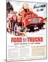 1948 Ford Truck-Built Stronger-null-Mounted Art Print