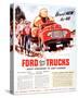 1948 Ford Truck-Built Stronger-null-Stretched Canvas