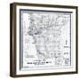 1949, Del Norte County Wall Map, California, United States-null-Framed Premium Giclee Print