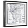 1949, Del Norte County Wall Map, California, United States-null-Framed Premium Giclee Print