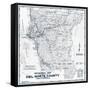 1949, Del Norte County Wall Map, California, United States-null-Framed Stretched Canvas