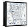 1949, Del Norte County Wall Map, California, United States-null-Framed Stretched Canvas