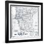 1949, Del Norte County Wall Map, California, United States-null-Framed Giclee Print