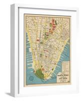 1949, Financial District and Manhattan Civic Center, New York, United States-null-Framed Giclee Print