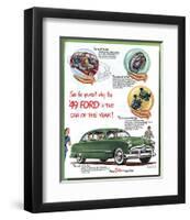 1949 Ford - … Car of the Year-null-Framed Art Print