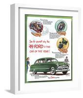 1949 Ford - … Car of the Year-null-Framed Art Print