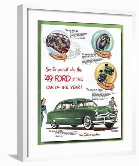 1949 Ford - … Car of the Year-null-Framed Art Print