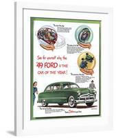 1949 Ford - … Car of the Year-null-Framed Art Print