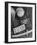 1949 Idaho License Plate Featuring a Buttered Baked Potato on a Cattle Brand Inspector's Car-null-Framed Photographic Print
