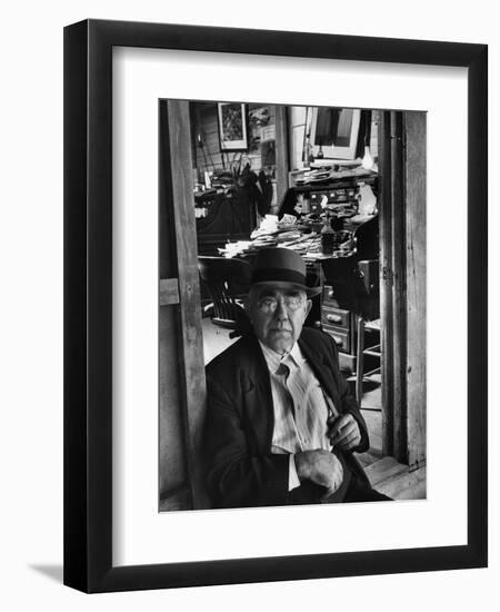 1949: Jess Motlow, Owner of Jack Daniels Distillery, Tennessee-Ed Clark-Framed Premium Photographic Print