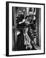 1949: Jess Motlow, Owner of Jack Daniels Distillery, Tennessee-Ed Clark-Framed Photographic Print