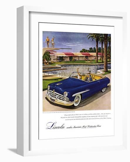 1949 Lincoln Cosmopolitan-null-Framed Art Print