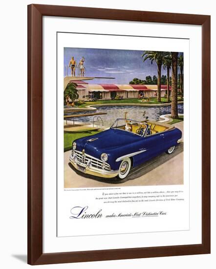 1949 Lincoln Cosmopolitan-null-Framed Art Print