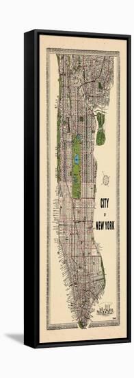 1949, Manhattan composite, 1949, New York, United States-null-Framed Stretched Canvas