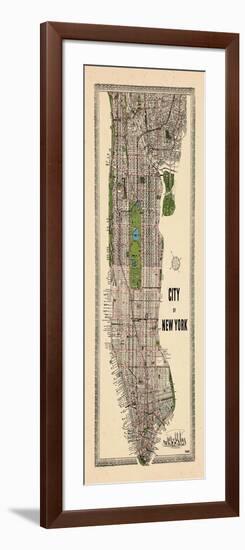 1949, Manhattan composite, 1949, New York, United States-null-Framed Giclee Print